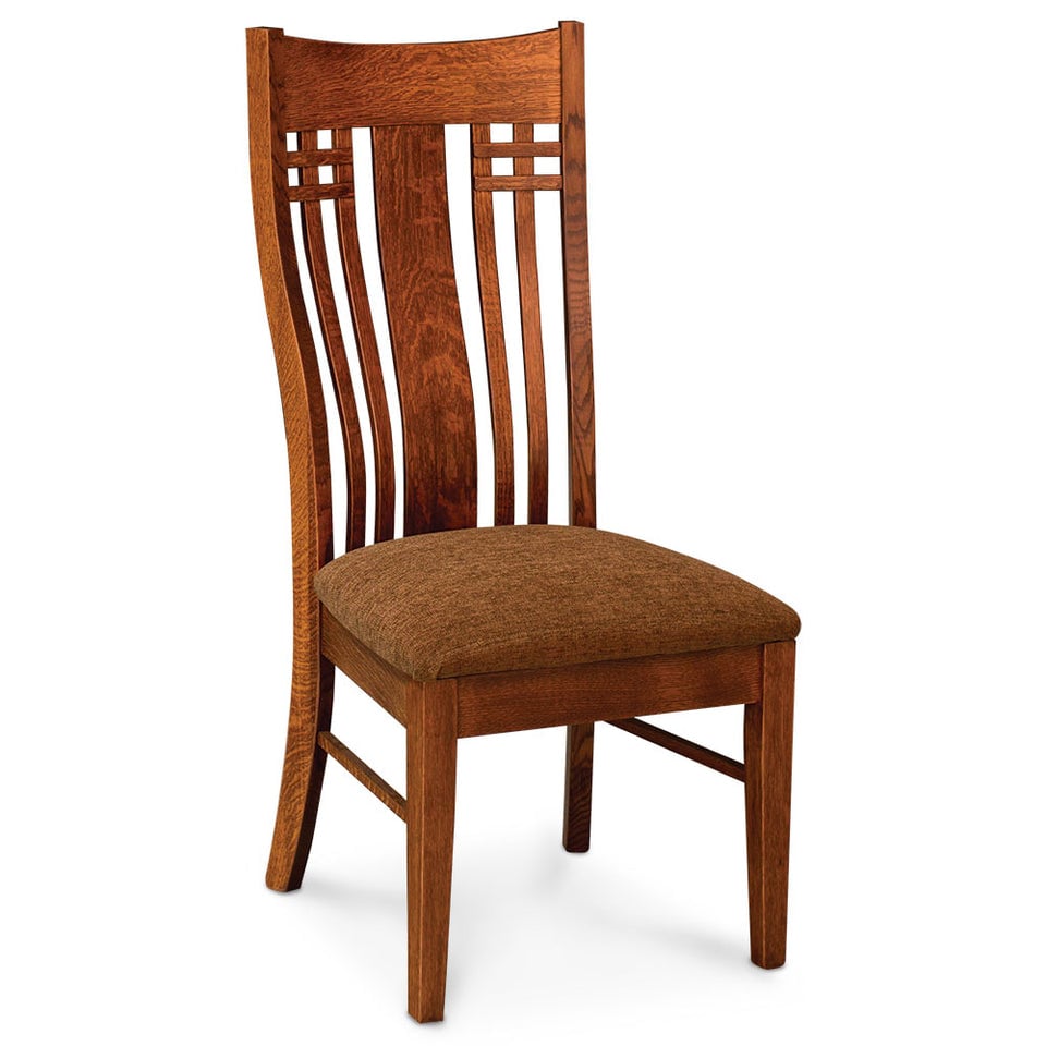 Simply Amish ECBRL-02A-W Bradley Side Chair w/ Wood Seat Simply Amish ECBRL-02A-W Bradley Side Chair w/ Wood Seat
