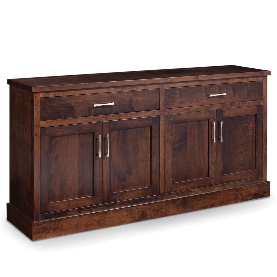 Simply Amish ESCRA-G16D Crawford Buffet - Features one adjustable shelf on each side. 72"w