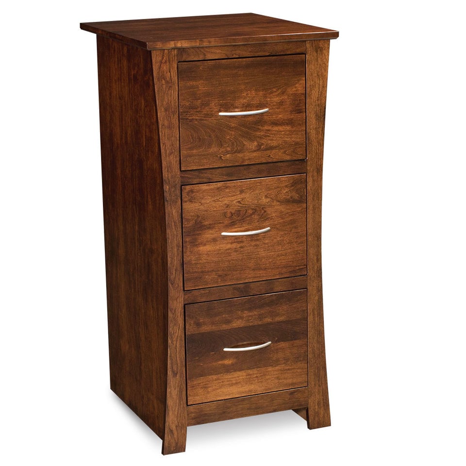 Simply Amish WFGAR-01C Garrett File Cabinet with 3 Drawers