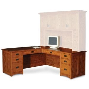 Simply Amish GWPP7578L-L Prairie Mission L-Shape Desk