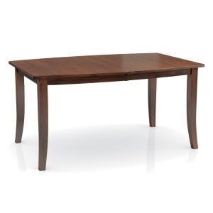 Simply Amish ITLF2-J01K14B Loft II Boat Table - Features one 18” leaf & Small Roundover Edge