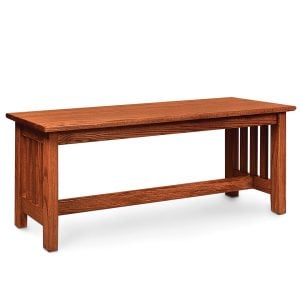 Simply Amish ECMIS-12E-L Mission Dining Bench, 80"w
