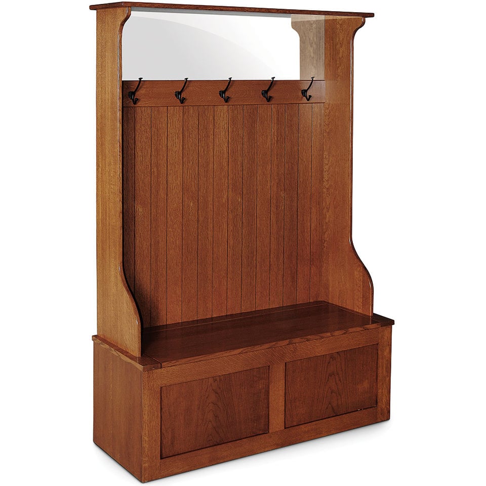 Simply Amish KAHB48F Mission Hall Bench, 48.5"