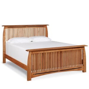 Simply Amish SBASP-10B5 Aspen Slat Twin Bed with Inlay