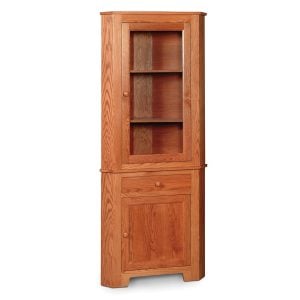 Simply Amish ESSKR-S01/ESSKR-B01B Shaker Closed Corner Hutch, 22 3/4"