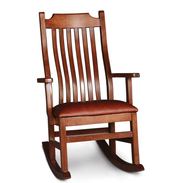 Simply Amish KSUAR-W Urbandale Arm Rocker w/ Wood Seat