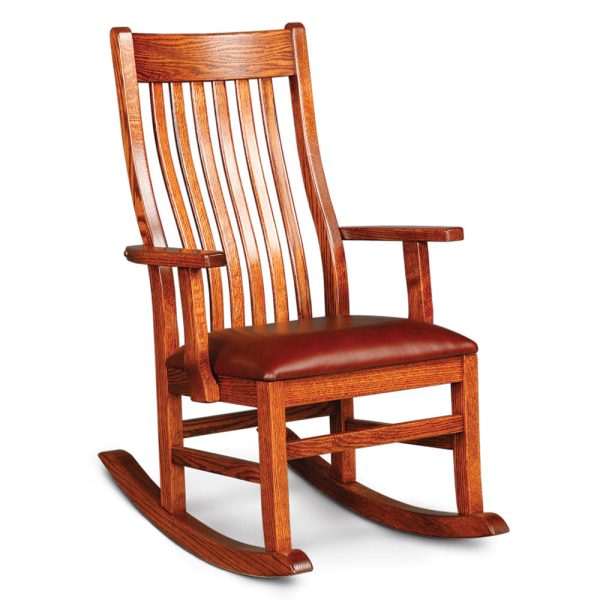Simply Amish KSUIIAR-W Urbandale II Arm Rocker w/ Wood Seat