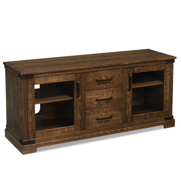 Simply Amish LEMOK-K29E Montauk Media Unit, 72"w