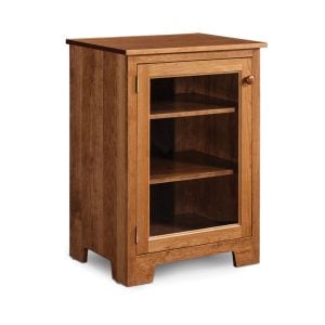 Simply Amish LESHA-H26D Shaker Media Storage Cabinet