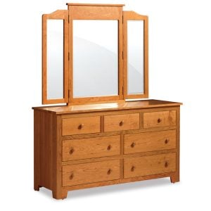 Simply Amish ME8816-68D Shaker 7-Drawer Dresser, 69.5"