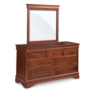 Simply Amish MELP716D-70 Louis Philippe 7-Drawer Dresser, 72"