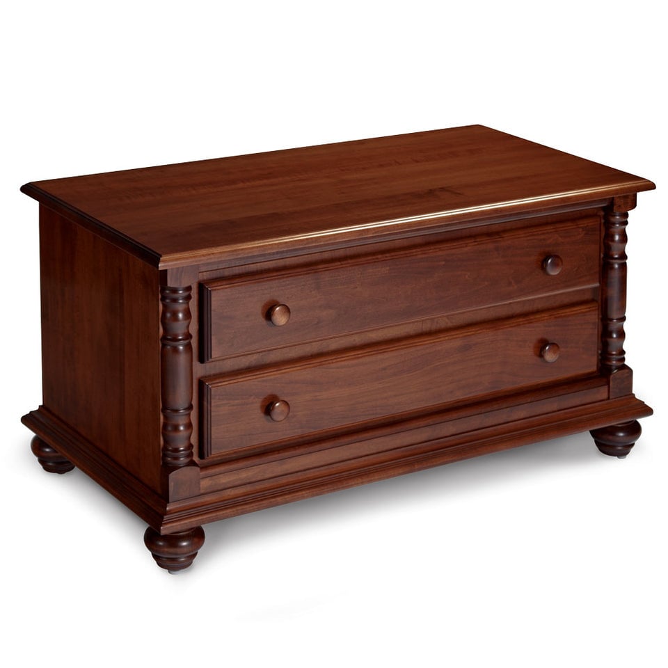 Simply Amish MES37BC-W Savannah Blanket Chest with False Fronts
