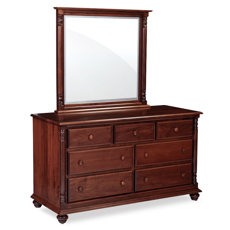 Simply Amish MES716D-60 Savannah 7-Drawer Dresser, 60"
