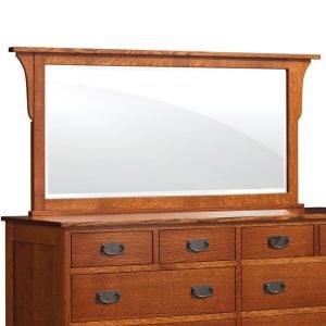 Simply Amish MELBMPM Prairie Mission Bureau Mirror, 69"