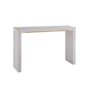 Modern History MH1187F02 Small Mirage Console White Lacewood