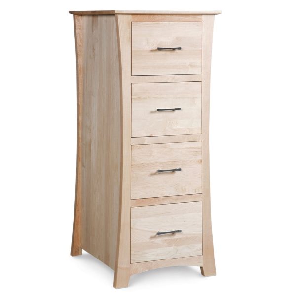 Simply Amish NOLOFC4D Loft 4-Drawer File Cabinet