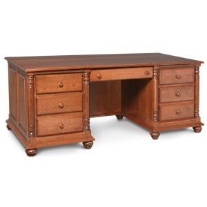 Simply Amish NOSV3272D Savannah Executive Desk