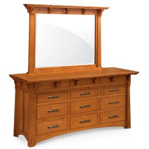 Simply Amish NWM216DD9 MaRyan 9-Drawer Dresser