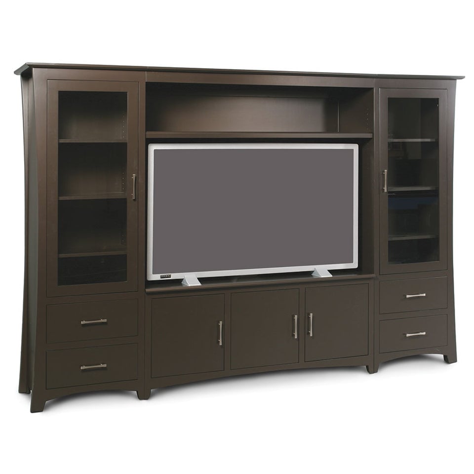Simply Amish OI330L Loft Wall Unit Entertainment Center