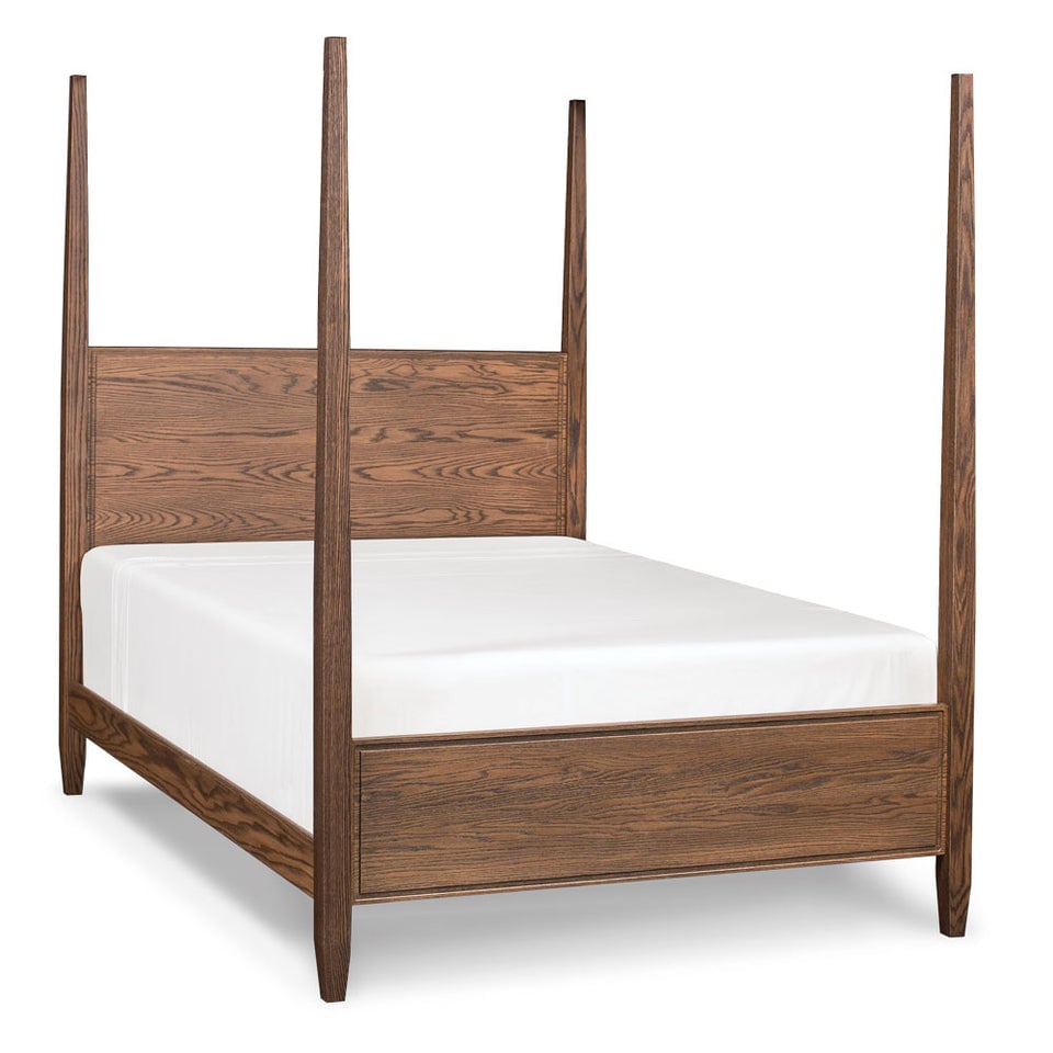 Simply Amish SBHAP-30B3 Hamptons Pencil Post Queen Bed