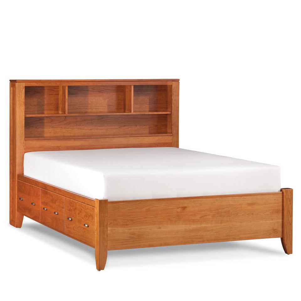 Simply Amish SBJUS-01W5 Justine Bookcase Twin Bed Simply Amish SBJUS-01W5 Justine Bookcase Twin Bed