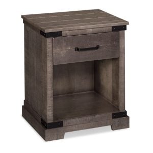 Simply Amish SNMOK-09A1 Montauk Nightstand with Opening