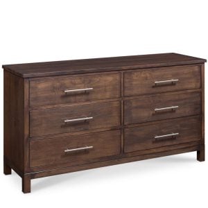Simply Amish SSABR-08F3 Auburn Bay 6-Drawer Dresser