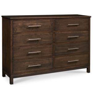Simply Amish SSABR-08H3 Auburn Bay 8-drawer Dresser