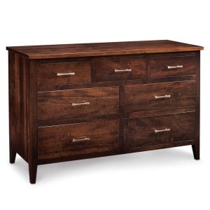 Simply Amish SSCRA-08G3 Crawford 7-Drawer Dresser, 72"w
