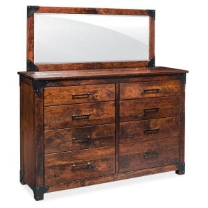 Simply Amish SSKOD-03H3 Kodiak 8-Drawer Bureau, 69.5"