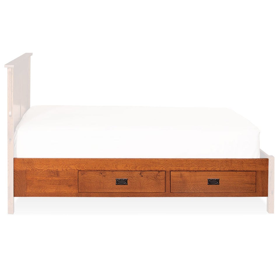 Simply Amish SSMIG-18D San Miguel Twin Under-Bed Storage