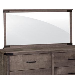 Simply Amish SMMOK-06B2 Montauk 8-Drawer Dresser Mirror, 60.5"