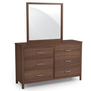 Simply Amish SSSHE-08F2 Sheffield 6-Drawer Dresser