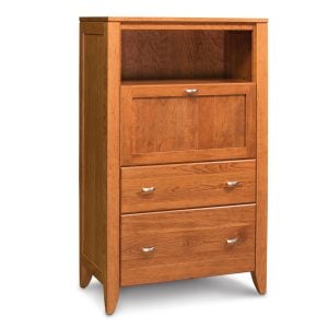Simply Amish WDJUS-08G0 Justine Laptop Cabinet with File Drawer