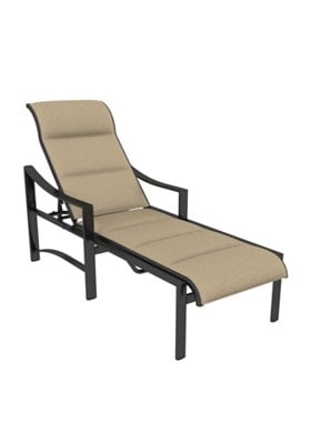 Tropitone Furniture 381532PS Kenzo Padded Sling Chaise Lounge