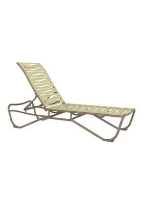 Tropitone Furniture 951533WV Millennia EZ SPAN Armless Chaise Lounge Wave Segment
