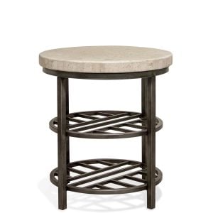 Riverside Furniture 77708 Capri Round Side Table