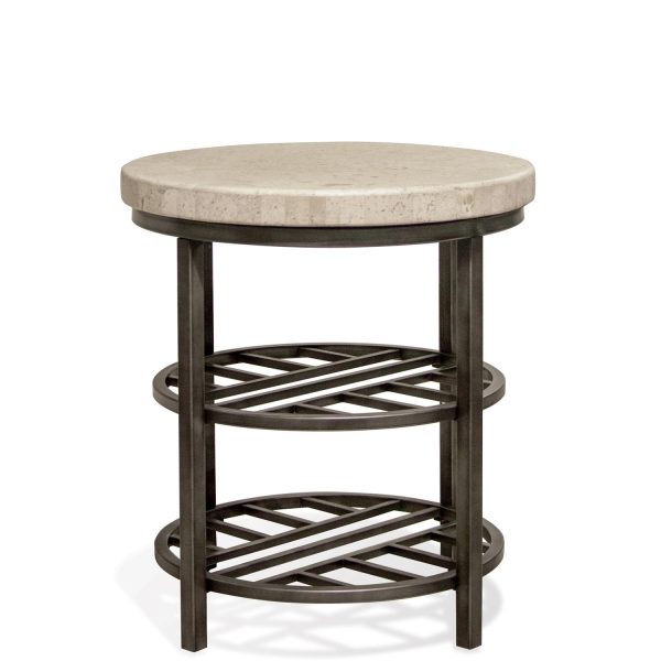 Riverside Furniture 77708 Capri Round Side Table