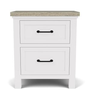 Riverside Furniture 37299 Cora Two Drawer Nightstand