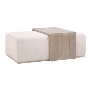 Essentials For Living 6042.NG/LGLIN Dovetail Upholstered Coffee Table