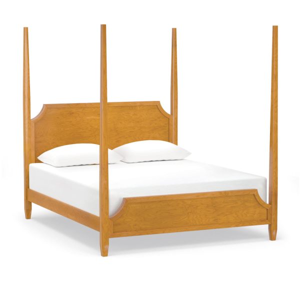 Simply Amish SBHAE-07B1 Harper Four-Post Bed CA King