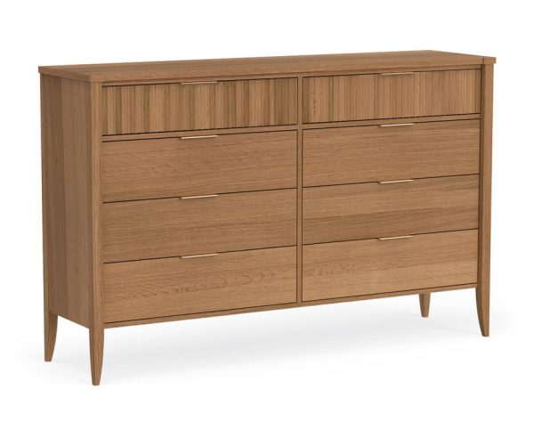 Simply Amish SSABG-08H2 Abigail 8-Drawer Dresser