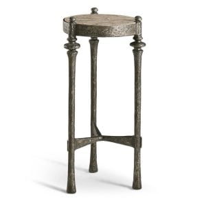 Jonathan Charles 491243-OWH Terravita Round Side Table