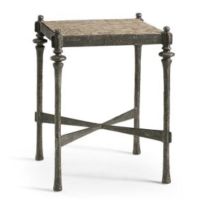 Jonathan Charles 491250-OWH Terravita Square Side Table