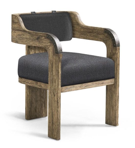 Jonathan Charles 491271-TLA-AC-U3 Stone Ridge Fabric Arm Chair Light