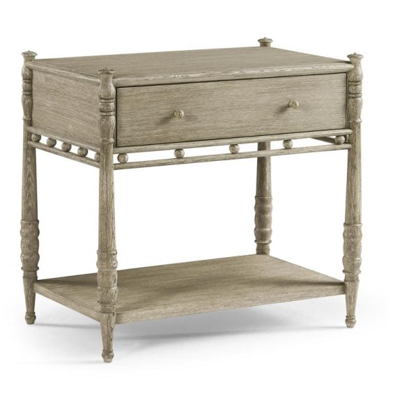 Jonathan Charles 530261-GYO Morris Bedside Table