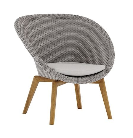 Tropitone Furniture 1L241105 Nico Lounge Chair with Seat Cushion