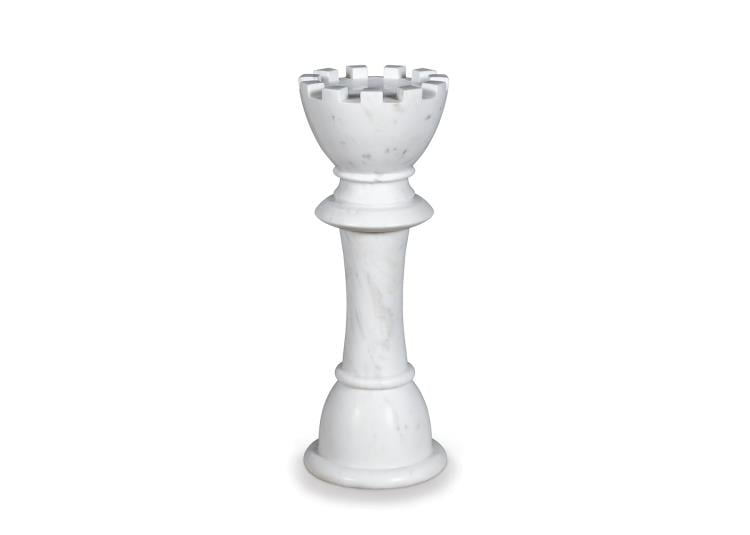 Maitland Smith 8455-30-W White Chess Table King