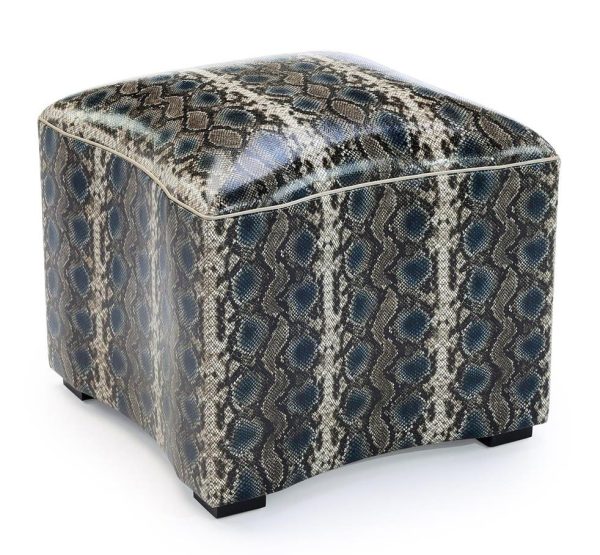 John Richard AMQ-1207-2182-AS Curved Ottoman - 2182