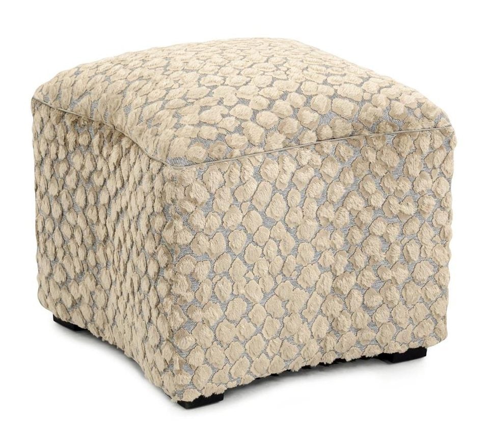 John Richard AMQ-1207-6007-AS Curved Ottoman - 6007